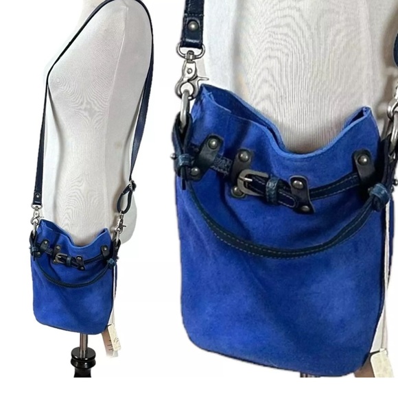 Free People Cobalt Blue bucket bag (NEW) - Picture 10 of 12